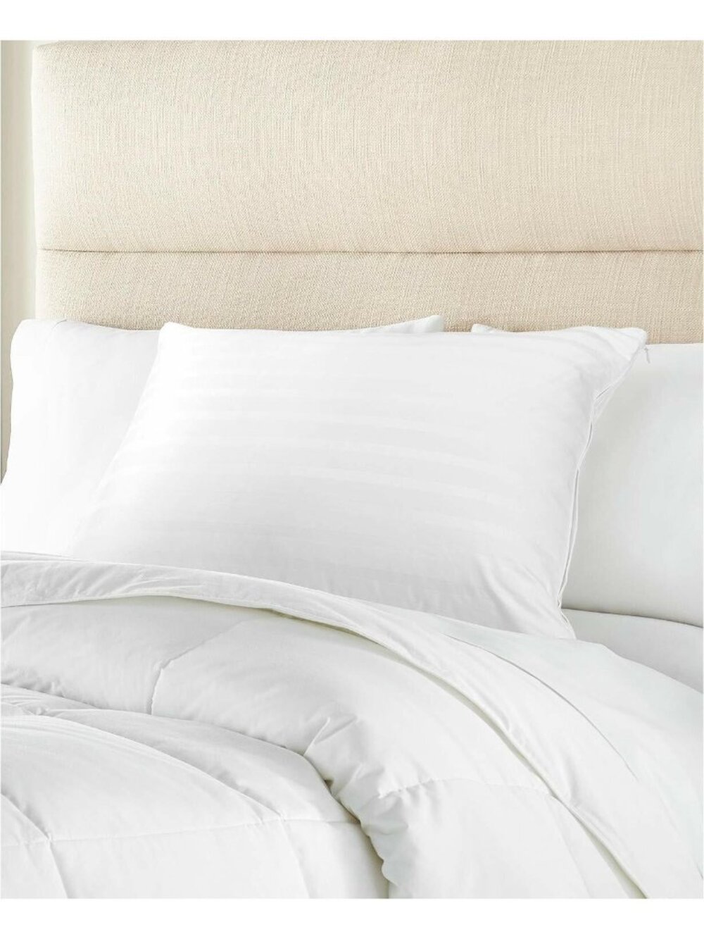 Charter Club 360 Down Feather Pillow Std Queen Medium Soft White MSRP $190